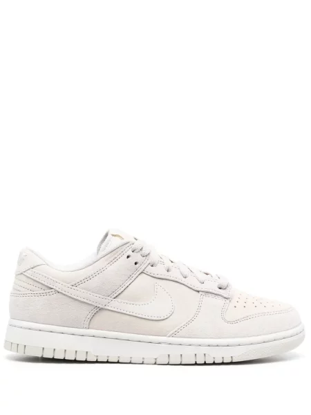 Sneakerși Nike Dunk cu șireturi din dantelă alb