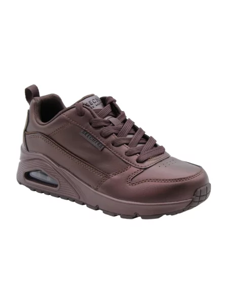 Sneakersy Skechers brązowe
