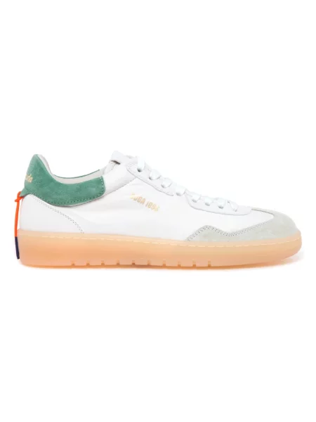 Sneakersy Barracuda skórzane białe