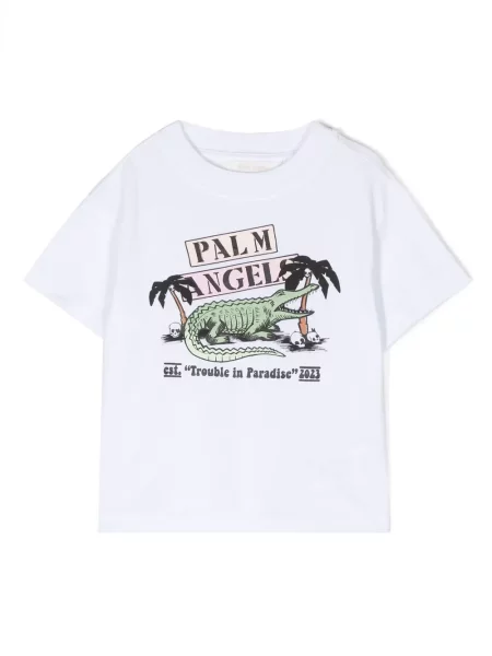 Koszulka dziecięca Palm Angels biała