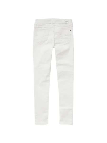 Blugi copii Pepe Jeans alb