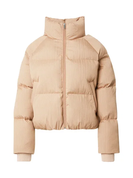 BOSS geaca femei de iarna oversize bej