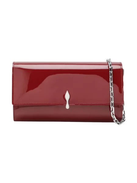 Torebka Christian Louboutin skórzana czerwona