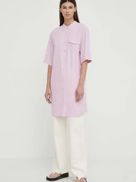Šaty Marc O'Polo mini oversize růžová