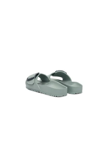 Pantofle Birkenstock s přezkou zelené