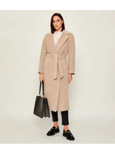 Weekend MaxMara De lână palton TEMPERA bej