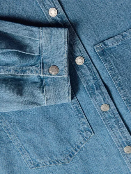 Reserved Джинсова сорочка синій