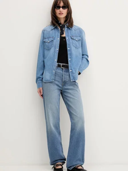 Tommy Jeans majica brez rokavov iz bombaža z elastanom črna