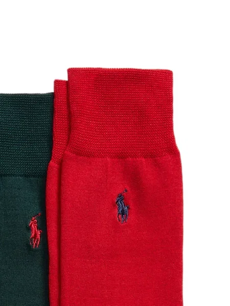 Ριγέ δερμάτινος κάλτσες Polo Ralph Lauren με κορδόνι μαύρο