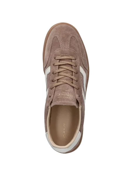 Sneakerși Gant din piele de căprioară maro