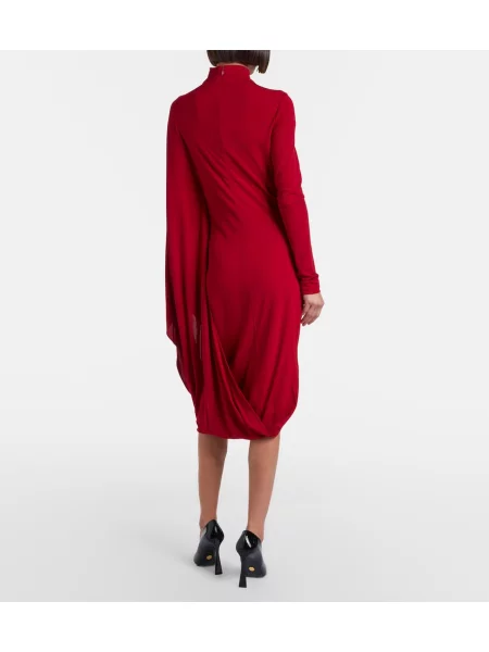 Rochie Stella Mccartney din jerseu roșu
