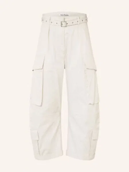 Acne Studios Cargo Kalhoty světle šedá