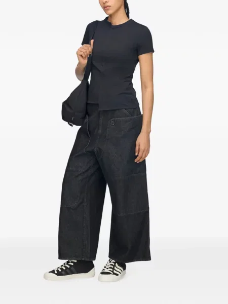 Scurt tricou Y-3 cu mâneci scurte negru