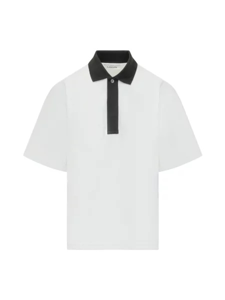 Koszulka polo Lanvin biała