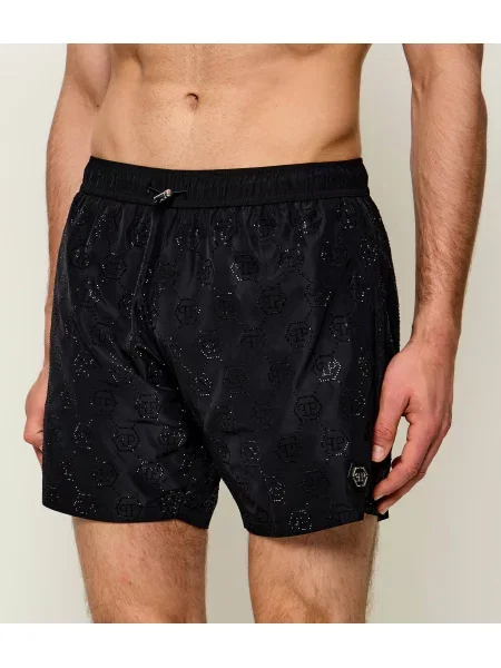 Pantaloni scurți Philipp Plein negru