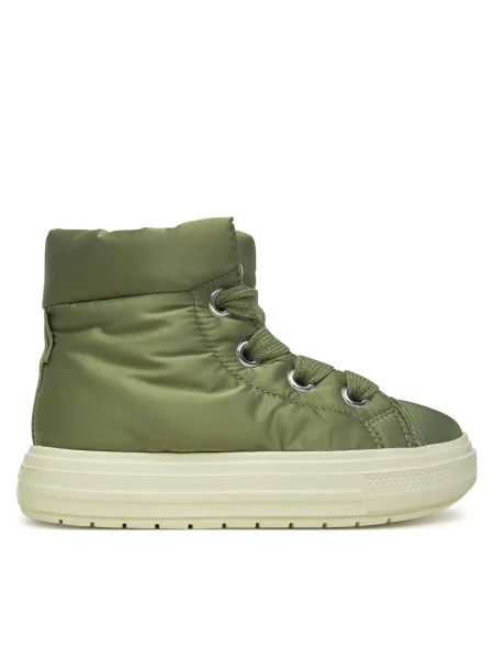 Šnurovacie čižmy Converse zelená