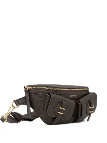 Body Coccinelle din piele maro