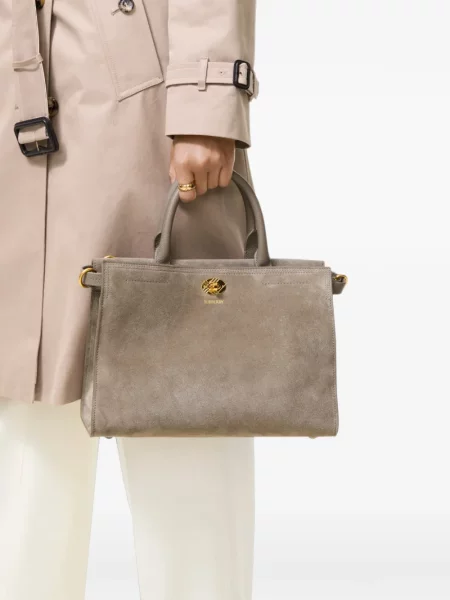 Geantă shopper Burberry maro