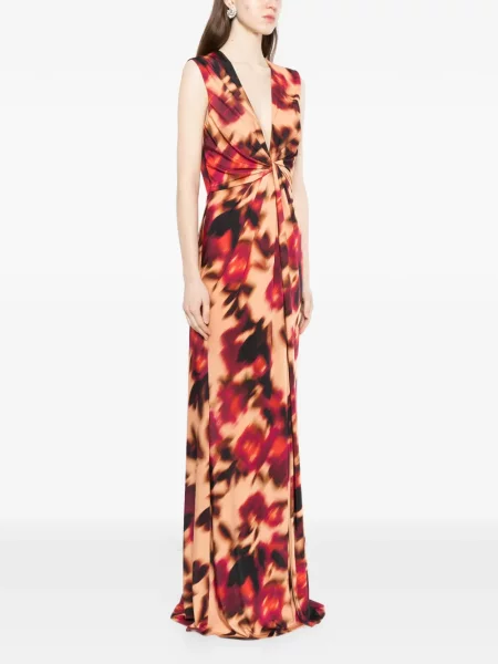 Rochie maxi Amsale cu imagine cu decolteu în V