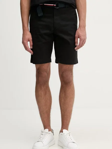 Tommy Hilfiger pantaloni scurți pentru bărbați din cu negru