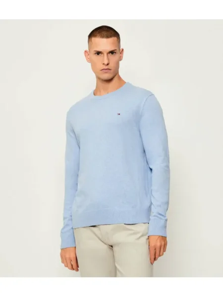Tommy Hilfiger Pulover cu adaos de cașmir albastru