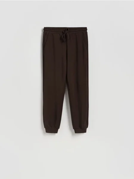Reserved Pantaloni de trening din modal maro-închis maro