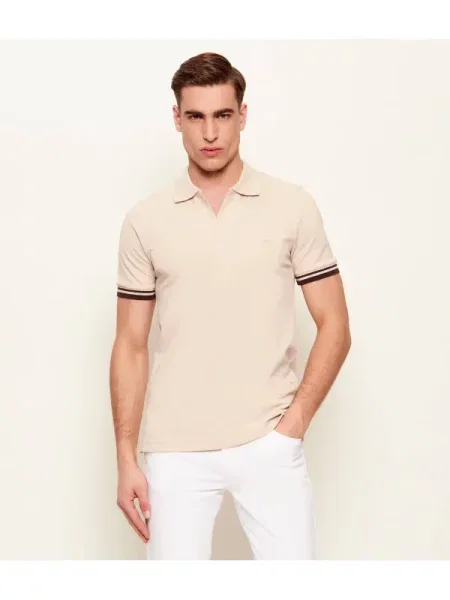 Tricou polo Fay bej