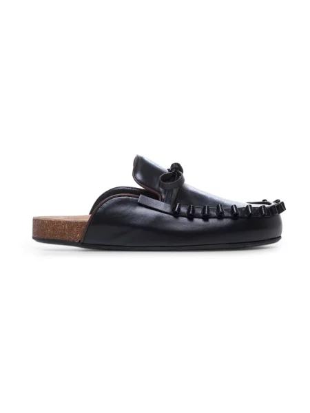 JW Anderson klapki Ruffle Loafer czarny