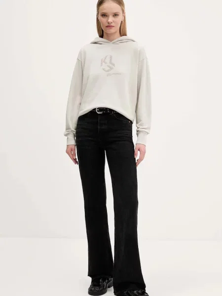 Karl Lagerfeld Jeans μπλούζα μπεζ