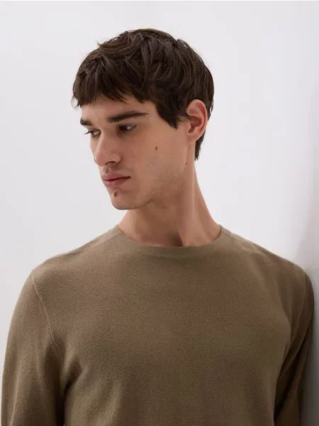 Reserved Pulover cu mâneci scurte verde