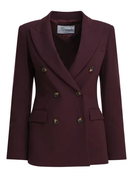 Sacou cu două rânduri de nasturi Semper cu două rânduri de nasturi roșu