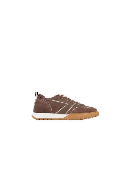Sneakersy Alexander Smith zamszowe brązowe