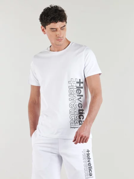Tricou Helvetica alb