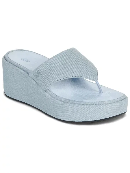 Pantofi Fitflop cu platformă albastru