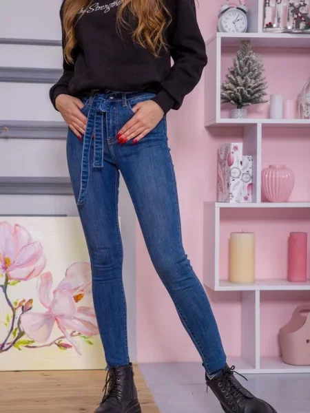 Скіні джинси Ager синій