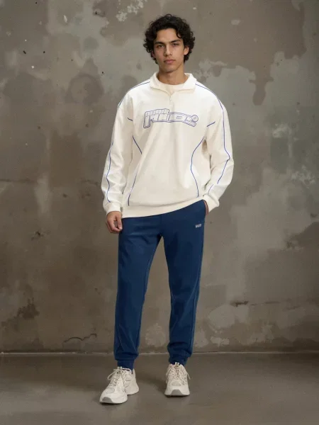 Спортивні штани джогери steel blue сині