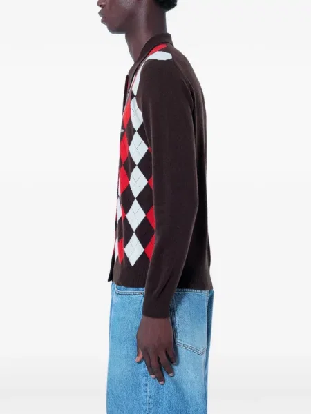 Cardigan Miu Miu din cașmir maro