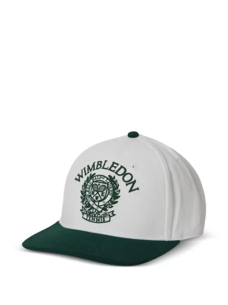Șapcă Polo Ralph Lauren de mătase cu dungi cu cataramă albastru