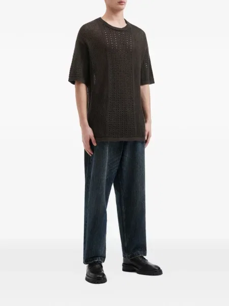 Scurt tricou Aftermaths maro