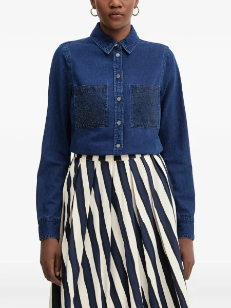 Cămașă de blugi Guess albastru