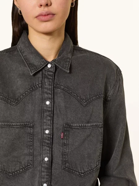 LEVI'S ® Halenka TEODORA černá džínovina šedá