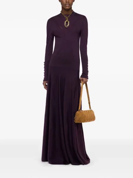 Pulover Rabanne tricotate violet