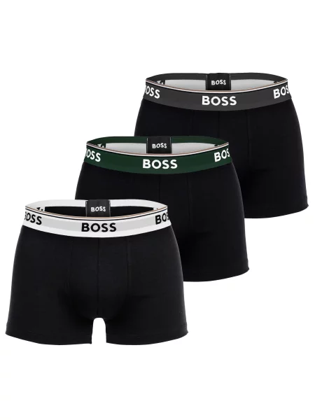 BOSS Boxeri Power gri închis / verde închis / negru alb