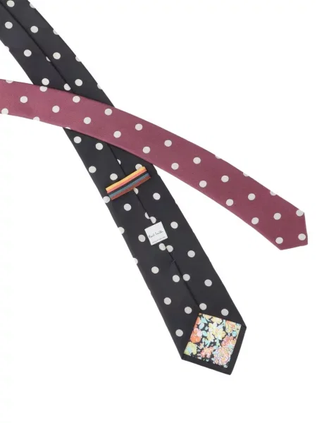 Cravată Paul Smith cu buline negru