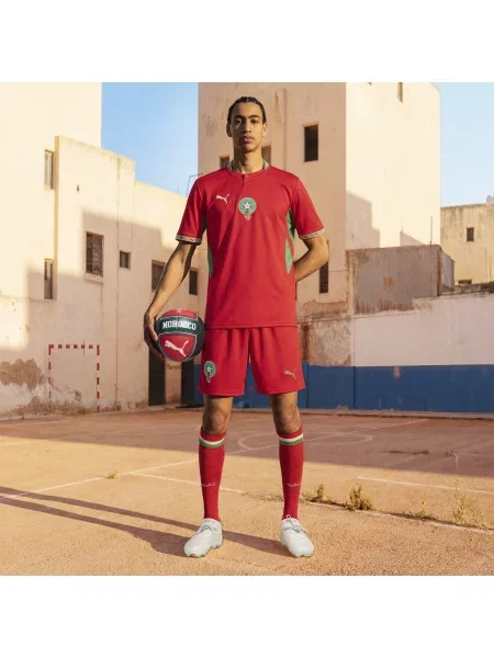 PUMA szorty Maroka Akcesoria S czerwony