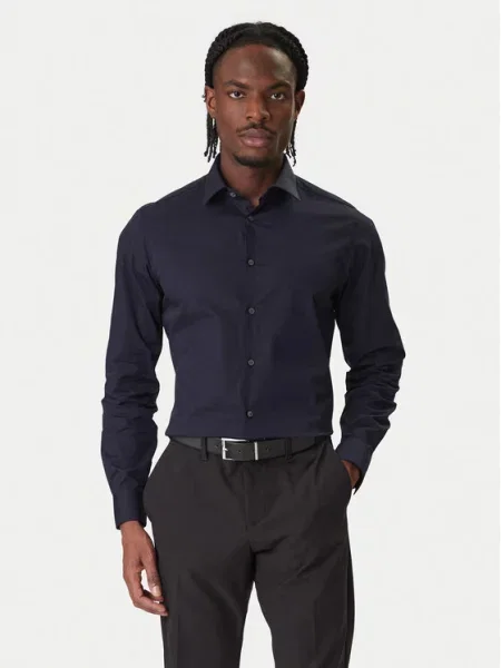 Calvin Klein Koszula Essential Granatowy