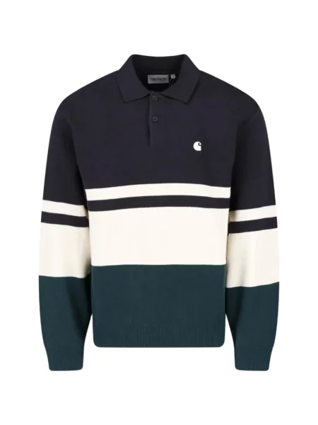 Tricou polo Carhartt Wip albastru
