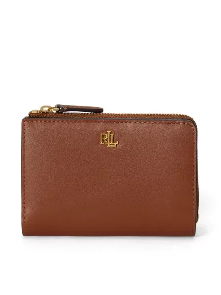 Lauren Ralph Lauren portfel skórzany brązowy
