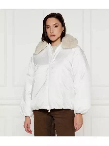 Save The Duck Kabát PETAL | shearling fehér