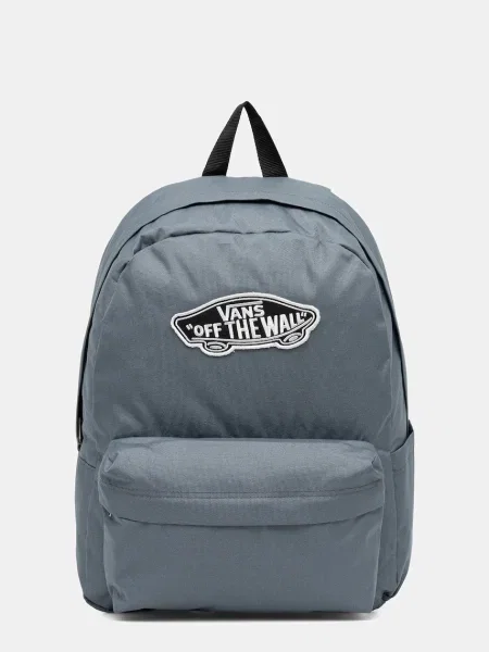Раница Vans голям с апликация синьо
